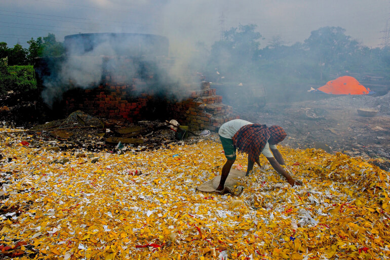 Recycling leather waste in India by Ashim Kumar Mukhopadhyay