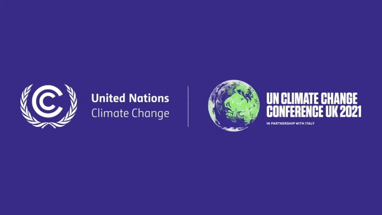 Official COP26 side event front screen