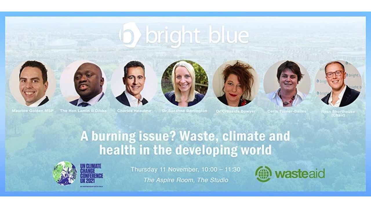 A burning issue? WasteAid & Bright Blue Panel event front cover